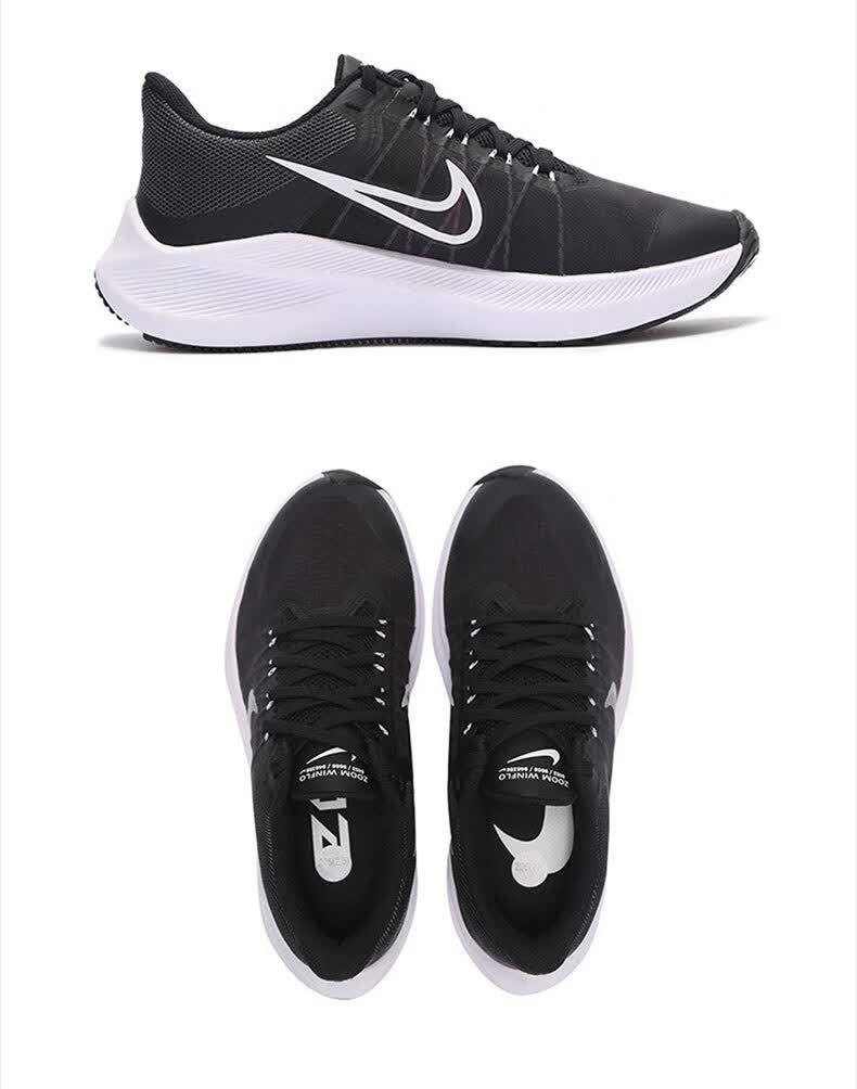 耐克(nike)女鞋夏款透气winflo8跑步鞋zoom气垫缓震登月跑鞋nike运动