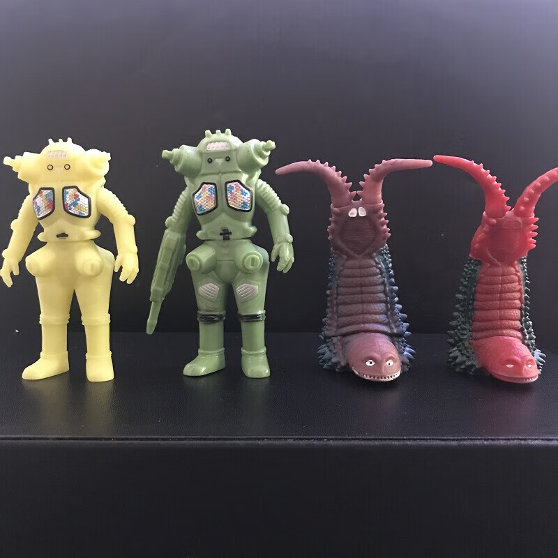 金古桥 软胶奥特曼怪兽玩具 银河小怪兽激光金谷桥儿童机器人 黄色金