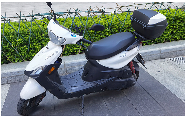 雅马哈巧格i125摩托车后备箱尾箱旭鹰福喜原装巡鹰福颖踏板改装箱 36l