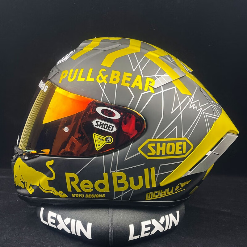 摩托车机车shoei头盔贴纸agv镜片贴画x14 z7贴花arai反光个性改装