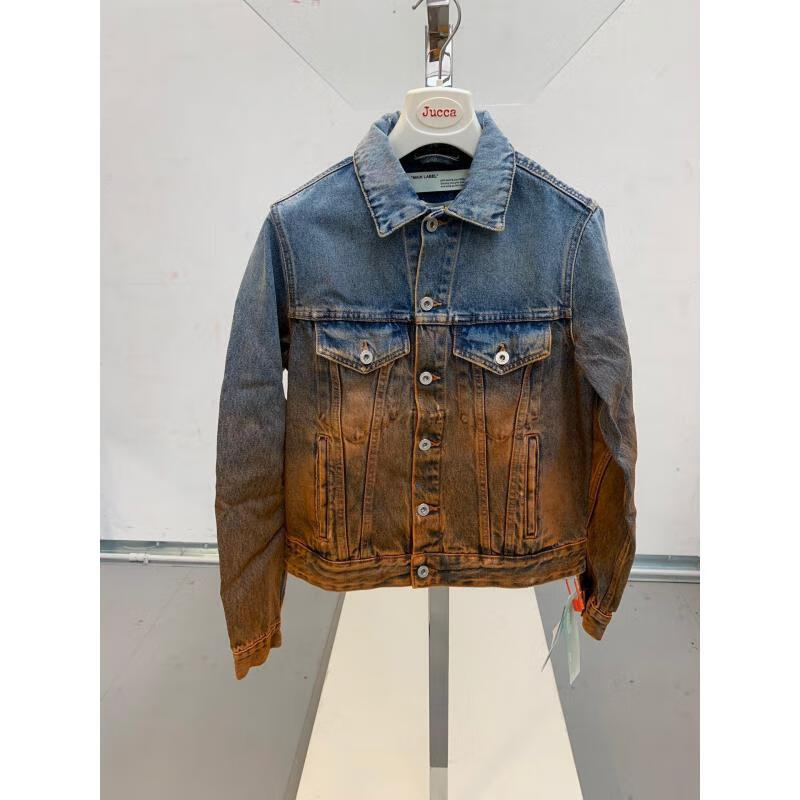 off white 夹克女士奢侈品angel baby同款渐变牛仔外套 87b4 it-42