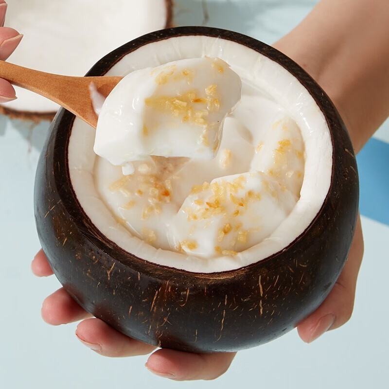 现货菲诺椰奶冻椰子冻6个原箱黄金椰粒椰皇冻网红布丁 顺丰 3个【图片