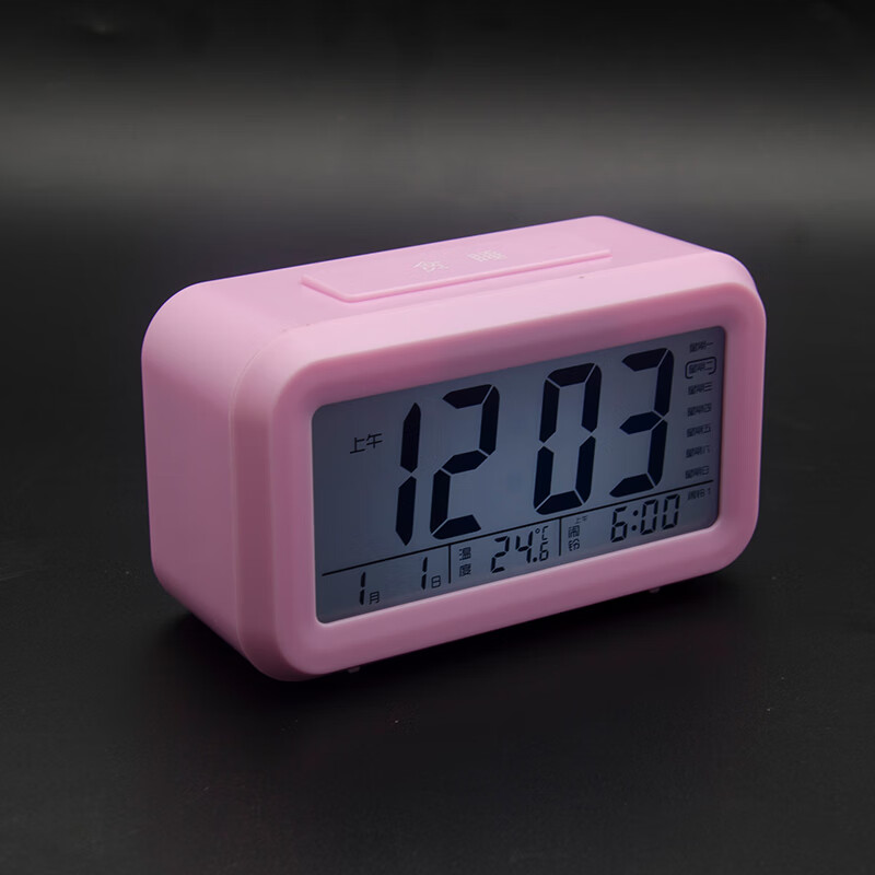【新品】 语音报时器闹钟 led语音电子报时钟表 中文整点盲人报时老人
