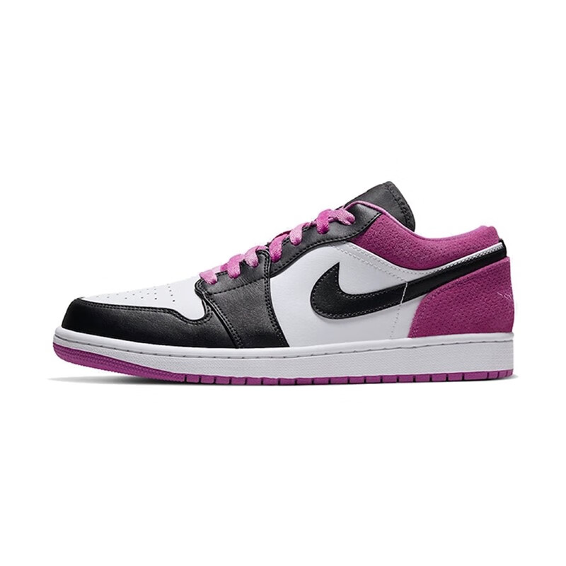 耐克(nike)jordan 1 low aj1低帮男子篮球鞋 553558 玫红ck3022-005