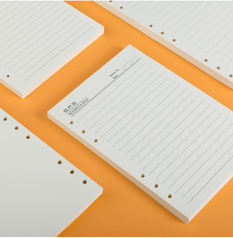 司华 活页纸6孔活页本内芯a5活页替芯9孔b5可替换纸张笔记本子六孔内