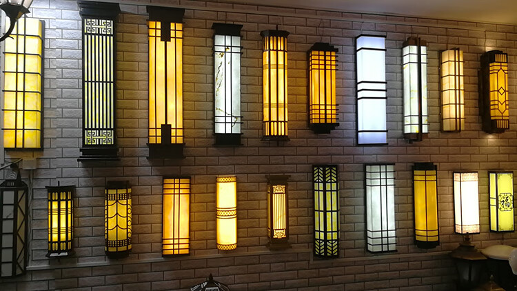 简约户外防水仿云石壁灯围墙柱子定做小区大门室外墙景观灯具定制 500