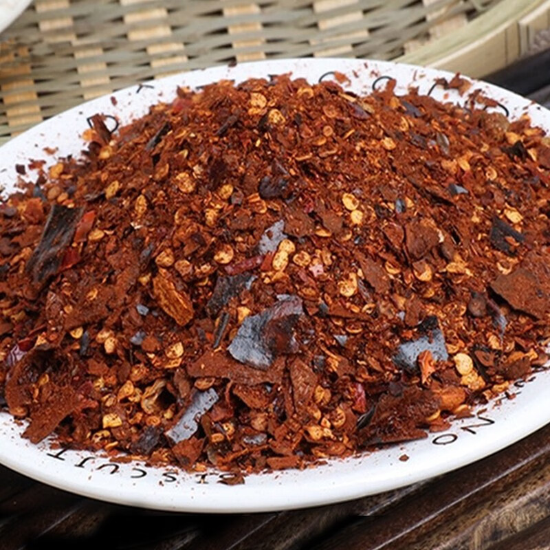 黔甲贞品贵州特产手工柴火煳糊辣椒遵义海椒辣椒蘸水凉拌调料炒菜拌面