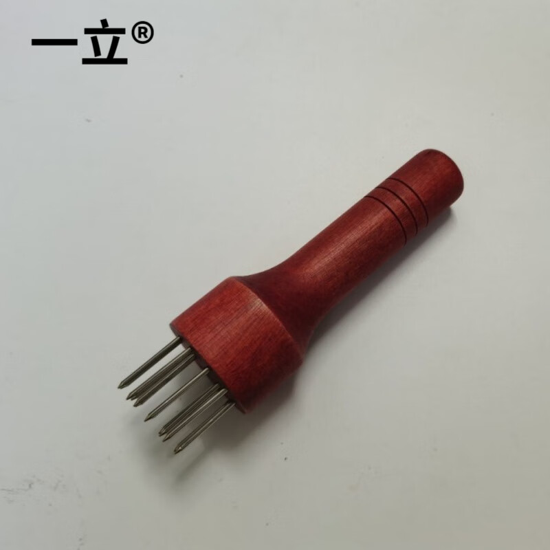 一立家用不锈钢松肉针扎孔扣肉针扎肉工具插肉针猪肉牛肉牛排插敲肉器