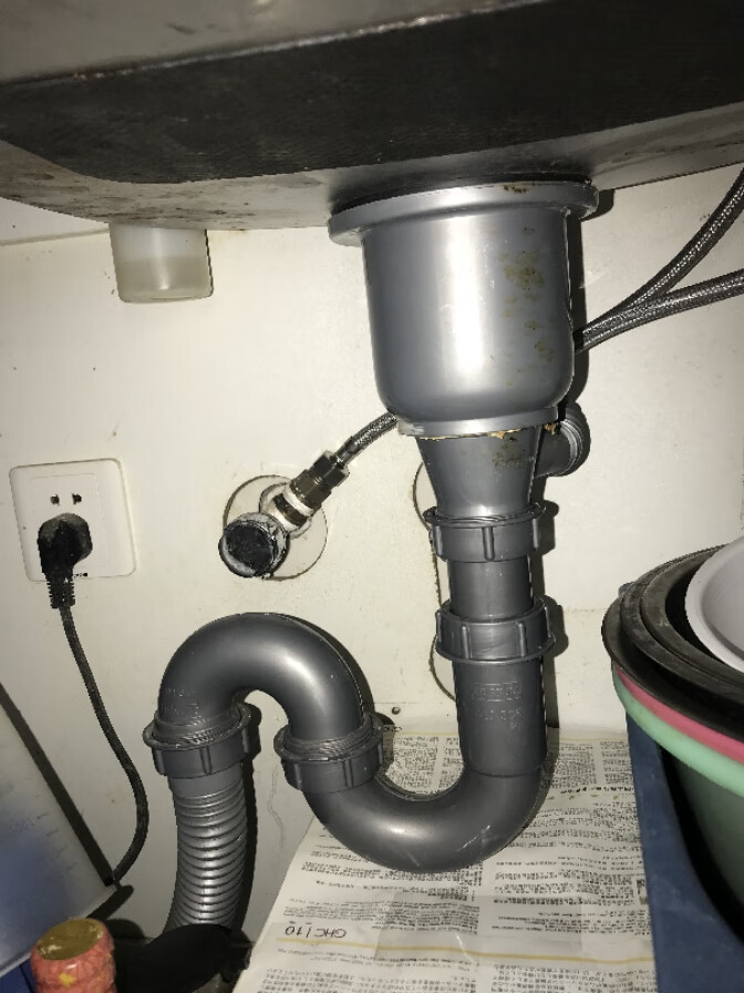 弗兰卡水槽下水配件弗兰卡水槽单槽配件下水组件下水管420502只适用于