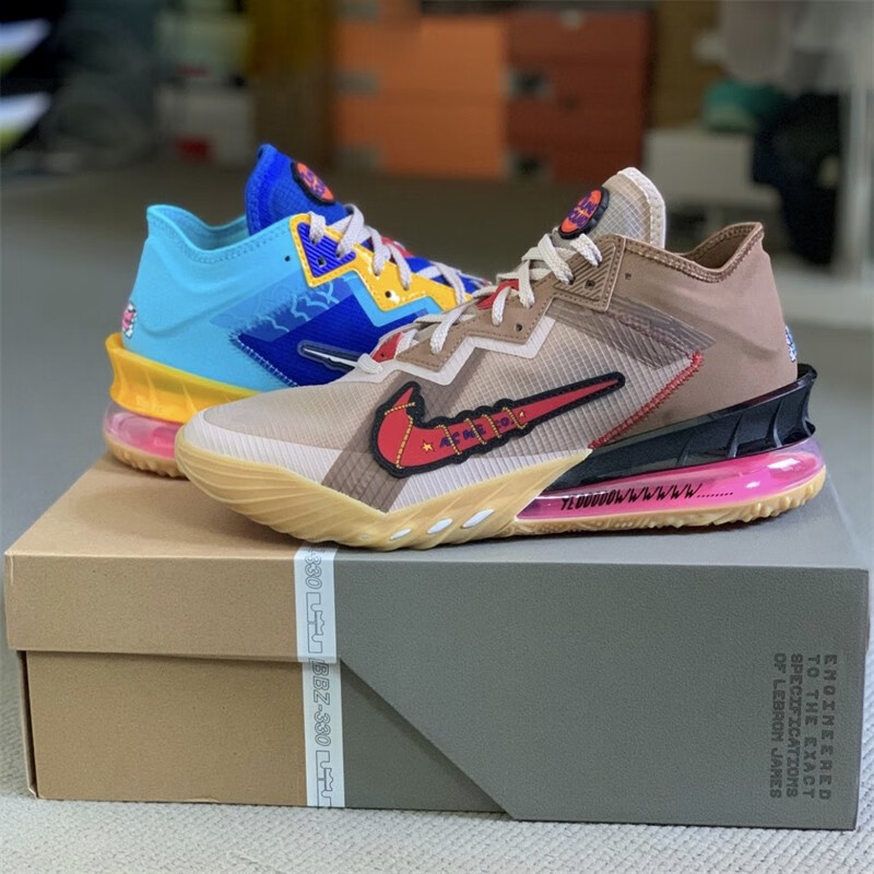 【现货】nike leborn 18 low 詹姆斯18代低帮实战篮球鞋 cv7564-600