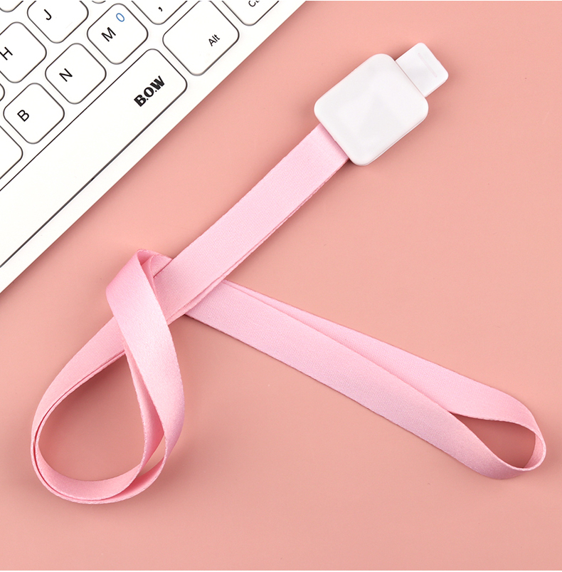 以和美工牌挂绳可伸缩扣定制高档证件套绳工作牌门禁卡套绳子胸牌卡套