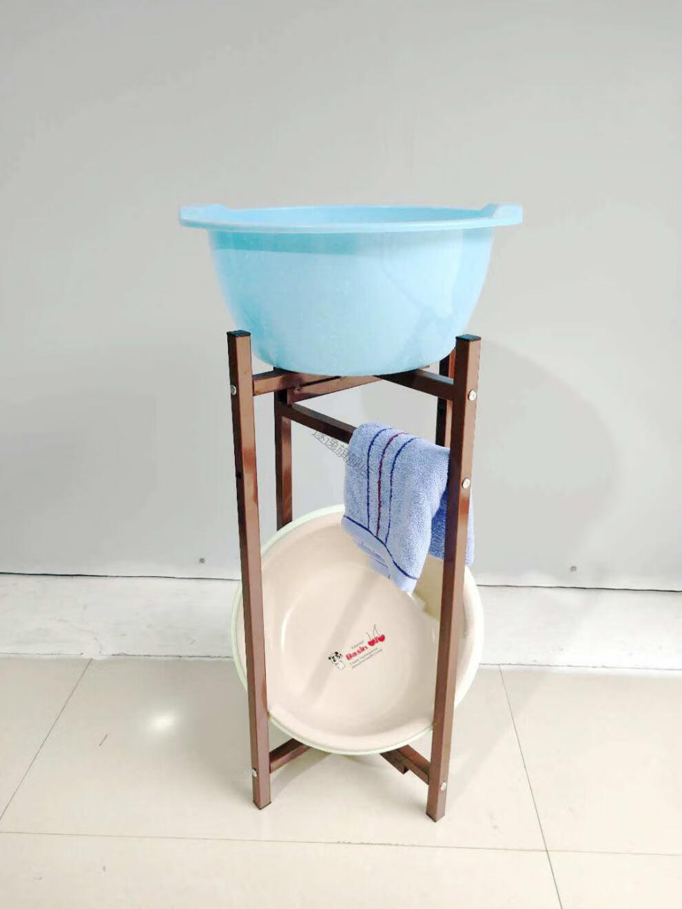 【现货闪发】脸盆架农村复古脸盆架洗脸盆架子落地家用多功能简易落地