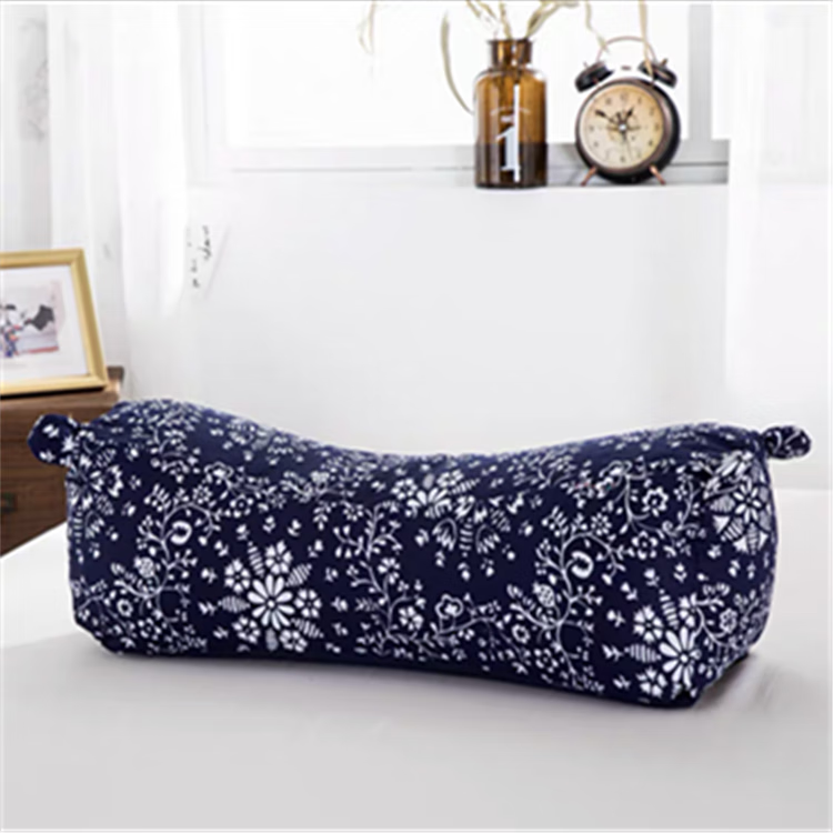 裕华庭轩 手工虎头枕荞麦壳枕头安神按摩纯棉可爱老虎头枕头 地主红