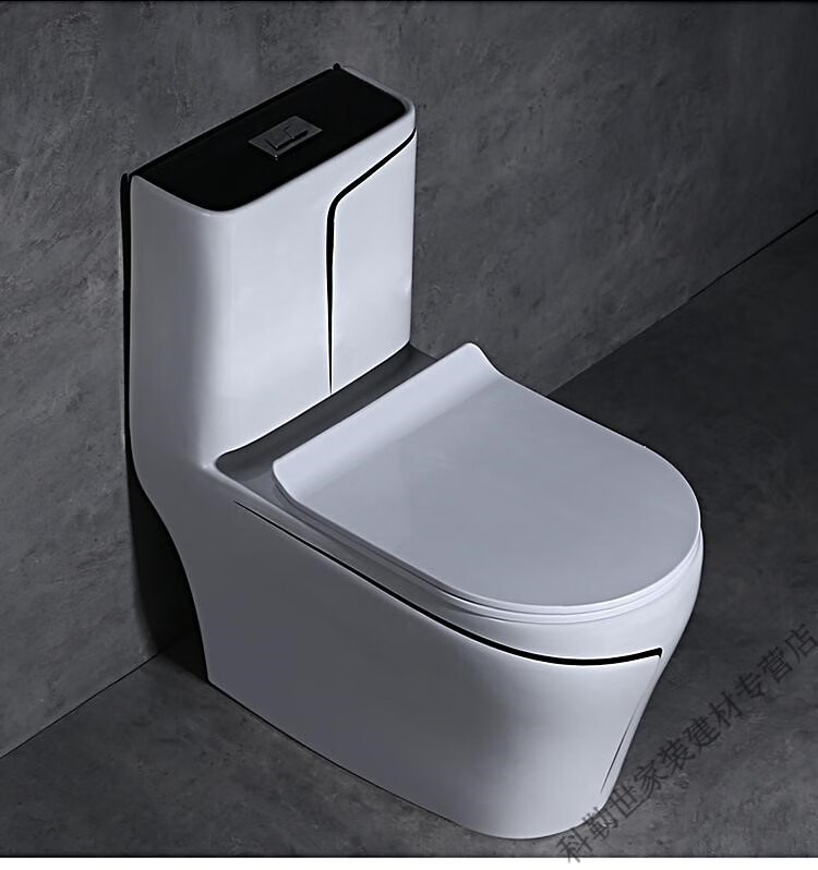 科勒欧式家用彩色 黑色创意圆形个性抽水马桶 防臭节水坐便器质保品牌