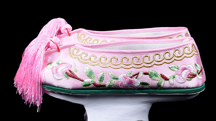 【价保30天】墨尚佳 正龙戏装花盆底古装鞋京剧戏曲女绣花彩鞋古装