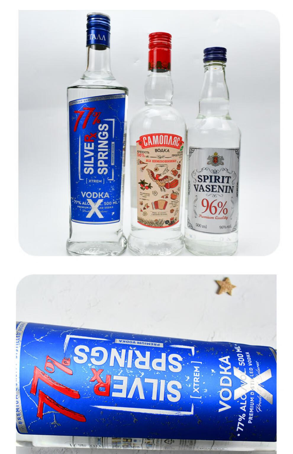 生命之水伏特加96度小鸟伏特加酒96度进口洋酒小瓶波兰生命之水俄罗斯