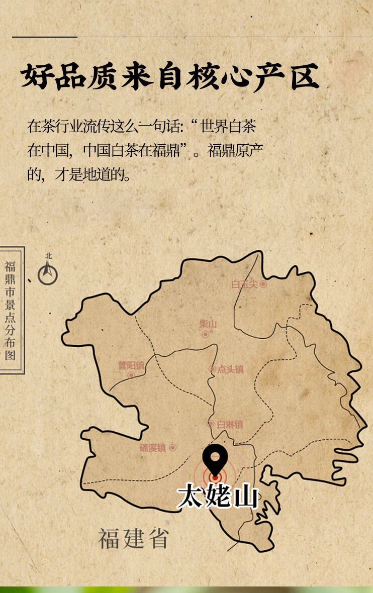 香彻福鼎老白茶老白茶原料茶饼陈香老白茶白牡丹茶饼茶叶送礼自饮佳品
