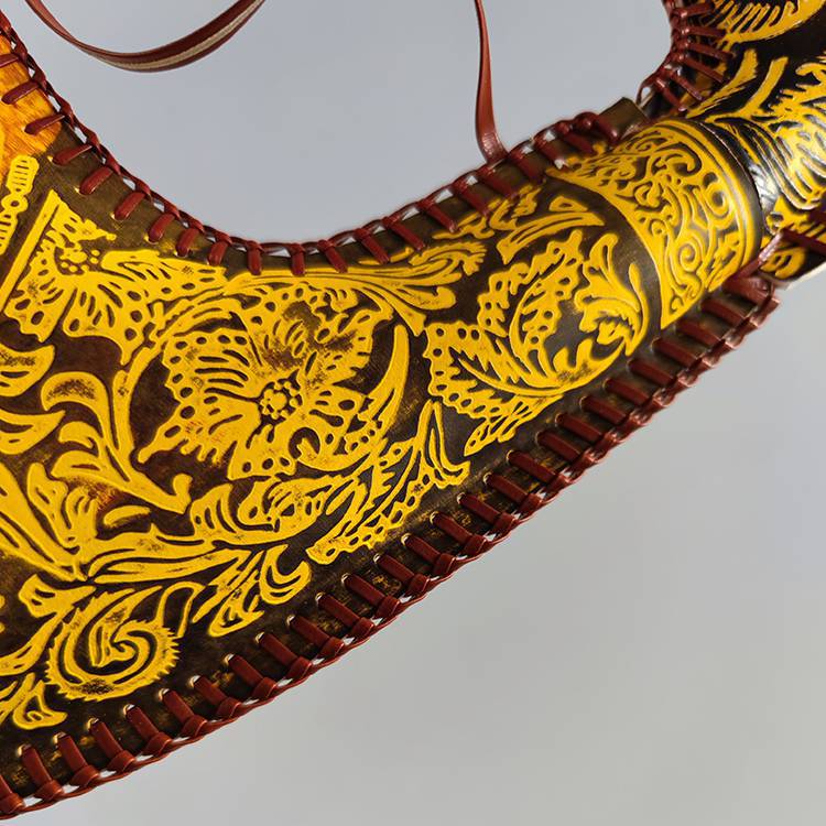 蒙古酒囊 蒙古族特色皮囊酒壶空壶马头民族风手提酒囊舞蹈演出道具