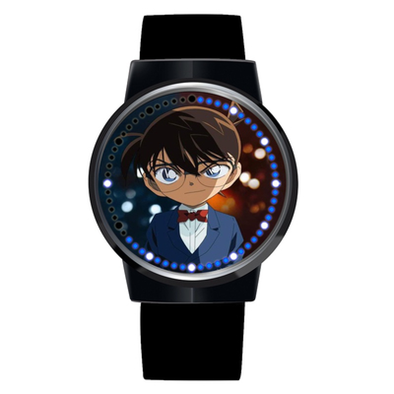 定制柯南手表可发射 麻醉针可射多功能男儿童小学生运动漫风带激光的