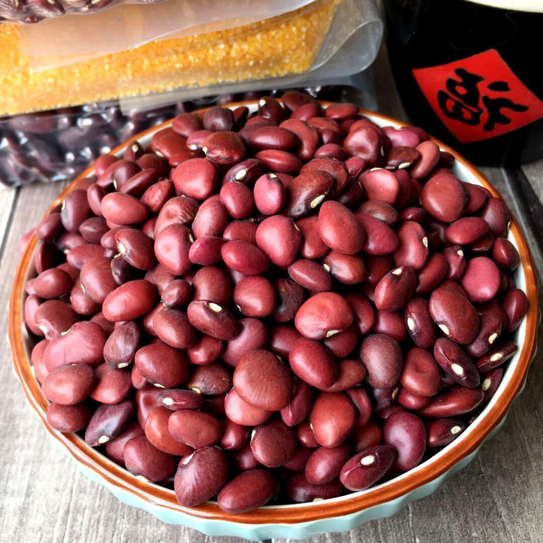 【惊喜好货】精选小扁红豆1斤5斤红腰豆扁红芸豆精选新红扁豆 小扁豆