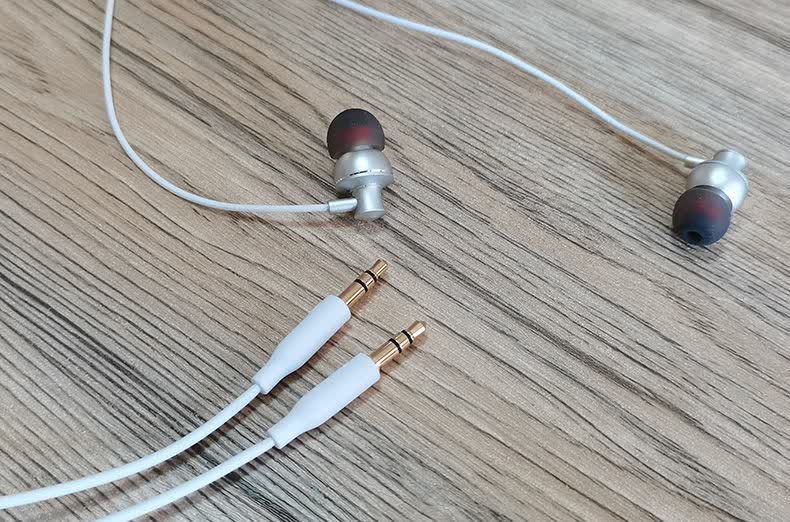 华为huawei通用入耳式电脑耳机2米3米线双插头台式笔记本lol游戏语音