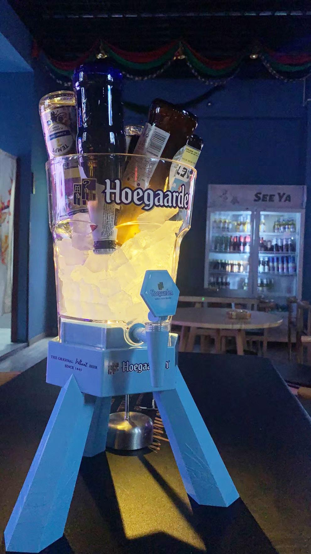 可乐桶容器酒炮酒吧福佳白3升啤酒桶商用带龙头网红可乐桶容器扎啤酒