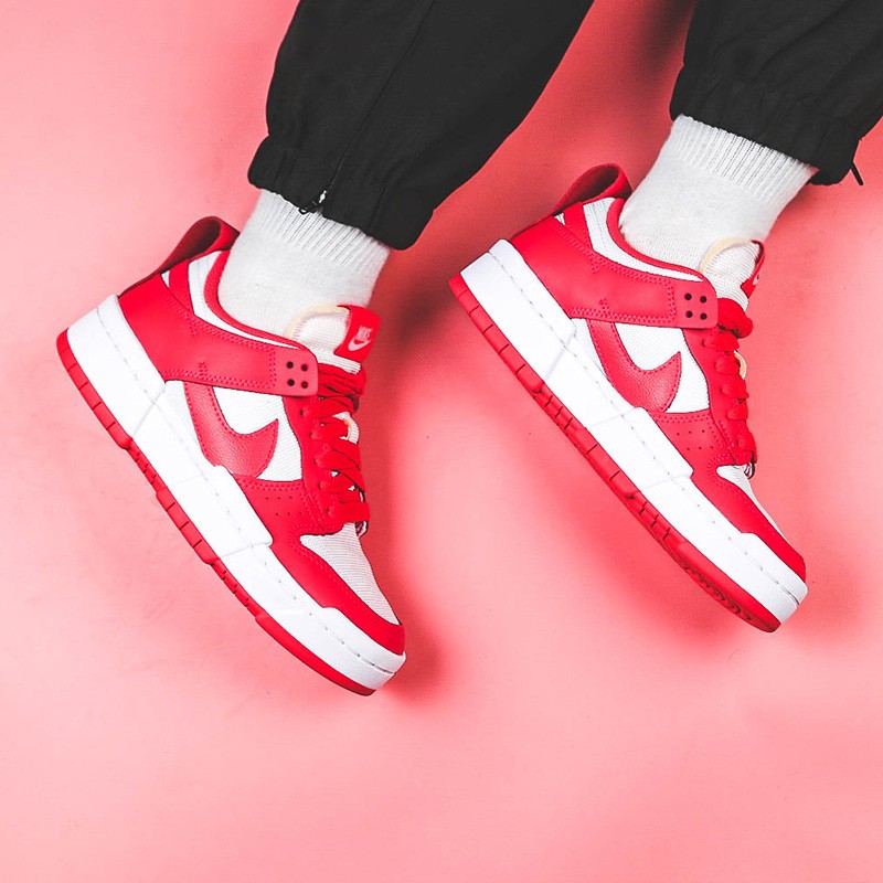 限量耐克nikedunklowdisrupt彩虹糖杏绿粉红蓝爆竹黑白女鞋情侣鞋板鞋