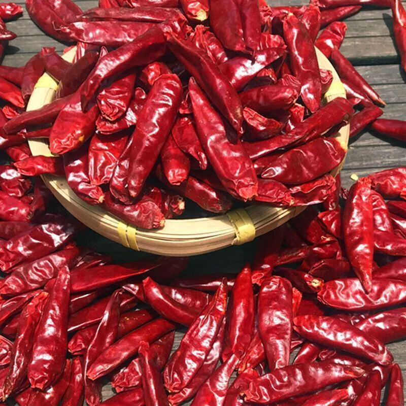 辣椒干干辣椒朝天椒干辣椒特辣贵州特辣辣椒段3斤整个干椒微辣