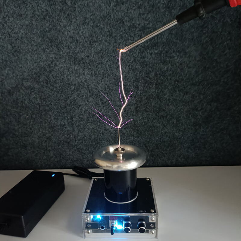 定制磁暴线圈10厘米长特斯拉线圈人造闪电手摸线圈炫酷实验电音展示