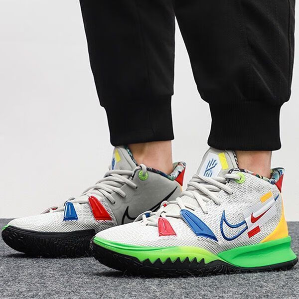 kyrie 7欧文7蒂芙尼蓝数学公式篮球鞋子男薰衣草紫运动跑步鞋子女