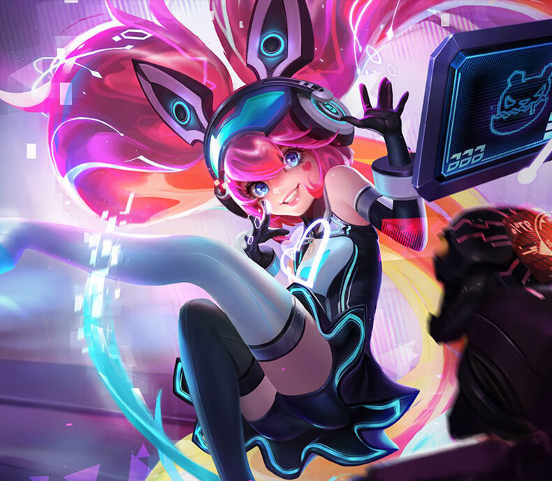 津谨岸王者农安琪拉皮肤cos心灵骇客少女黑客cosplay服装裙子套装安琪