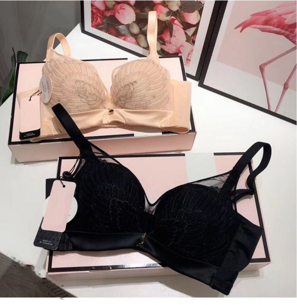 黑天鹅文胸内衣全养护塑型小胸聚拢收副乳薄款胸罩 全养护肤色 70/32