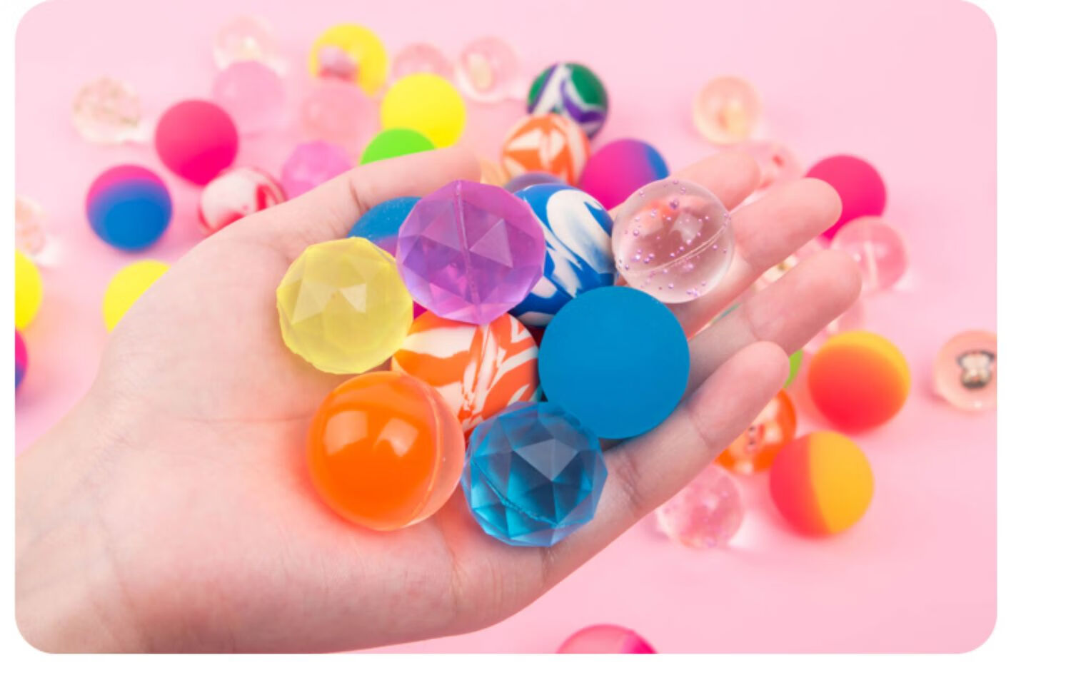 6032号儿童弹跳橡胶实心弹弹球玩具大号小橡皮球类恐龙时代10个装