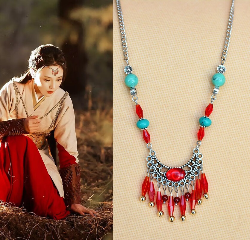 春弗东宫小枫同款沙漠异域风情头饰发饰大漠古风眉心坠额饰拍照饰品女