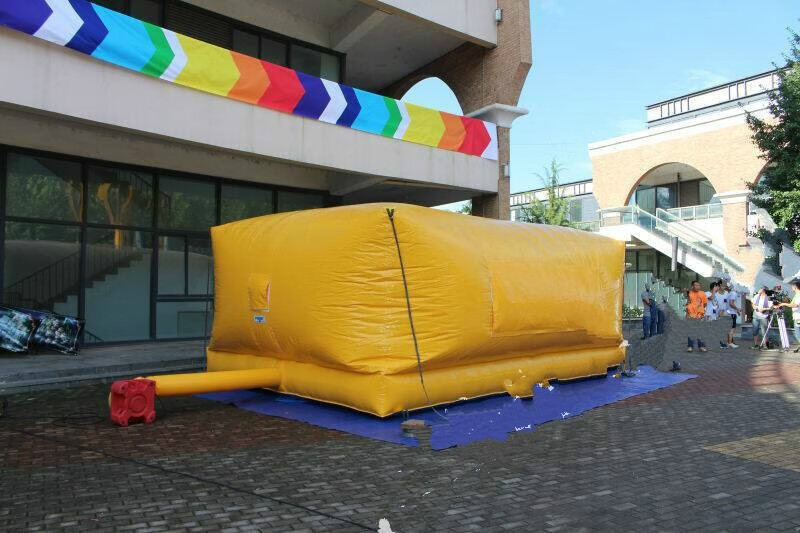 充气消防救生救援气垫高空作业防摔工地安全逃生跳楼防护滑雪气垫