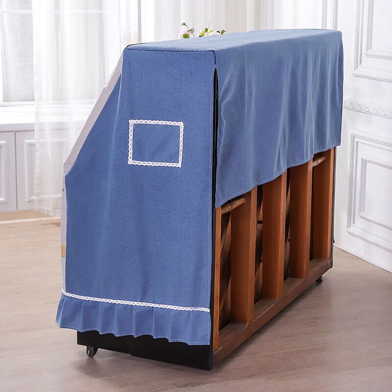 新款钢琴罩套盖布北欧现代简约半罩全罩盖巾布艺欧式罩子防尘罩子幸福