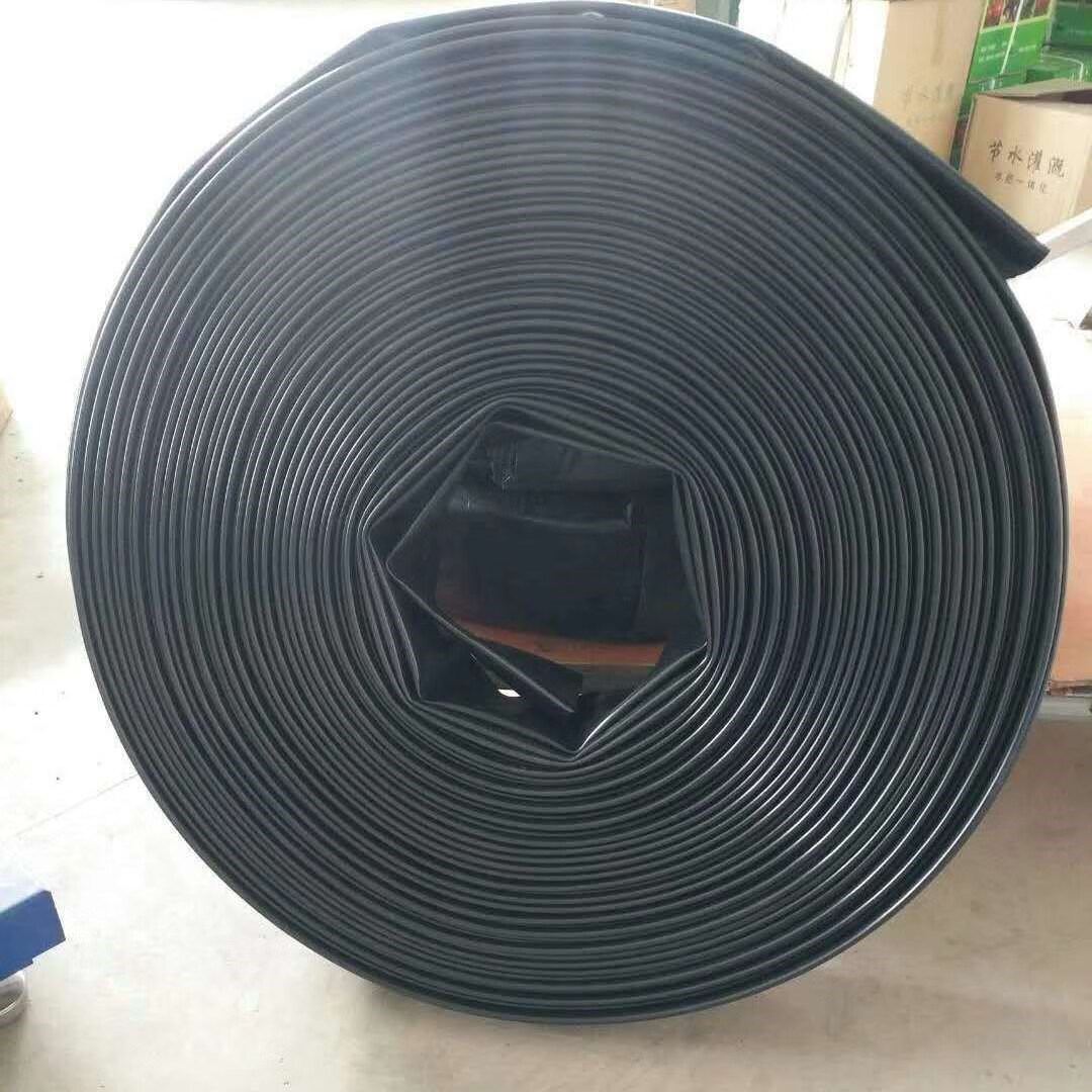 农用水带灌溉主管黑软带塑料软管浇灌水管1寸1.5寸2寸2.