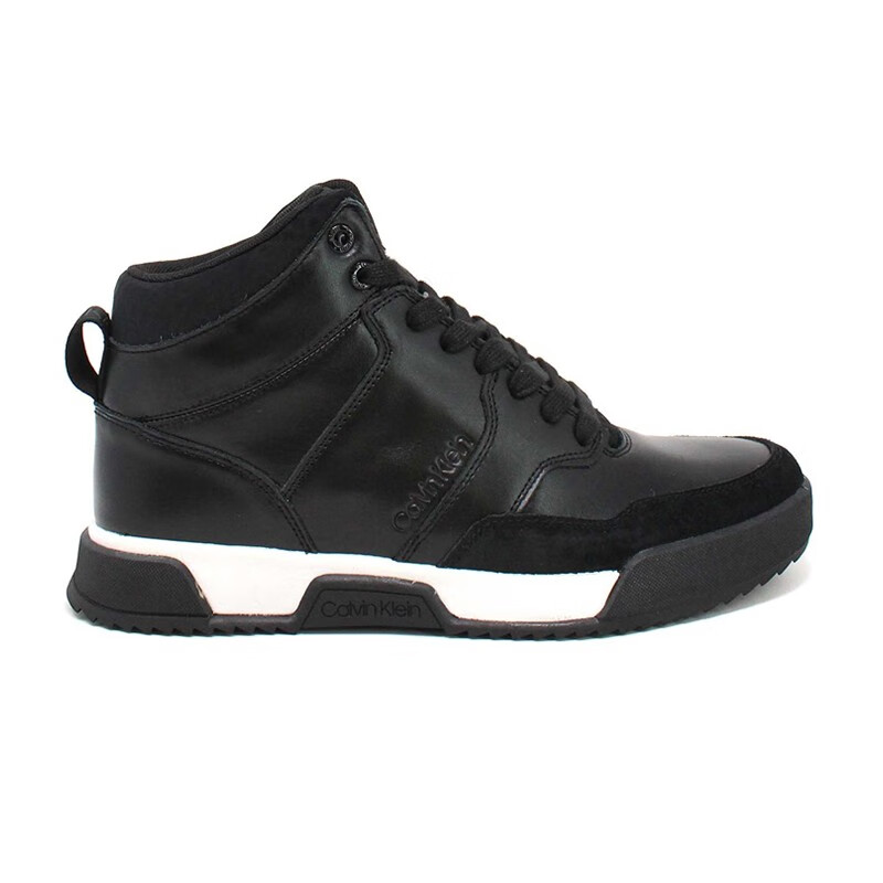 calvinklein男鞋时尚高帮运动鞋休闲厚底ck男鞋hm0hm002900k440