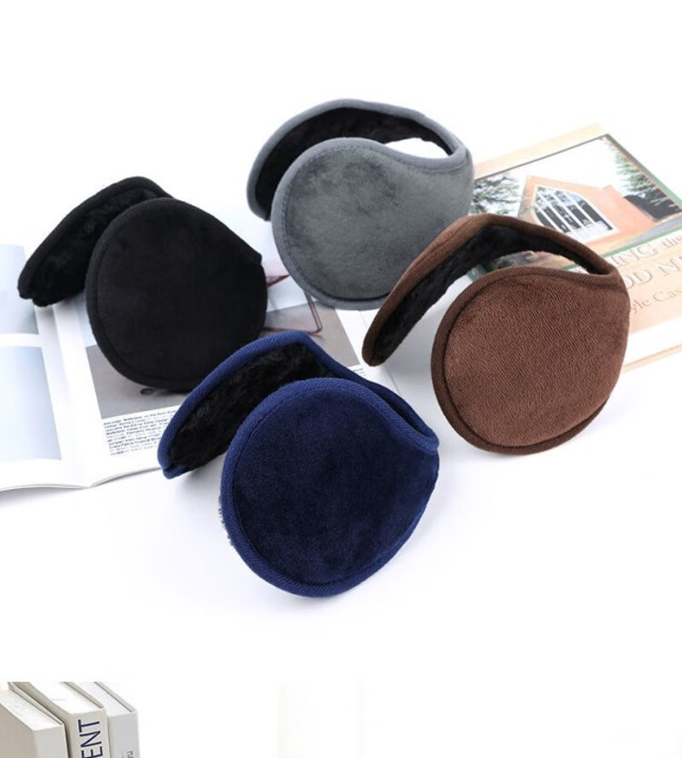 【护耳御寒】浪莎新品韩版护耳套耳朵套毛绒耳罩男女冬季后戴式保暖耳