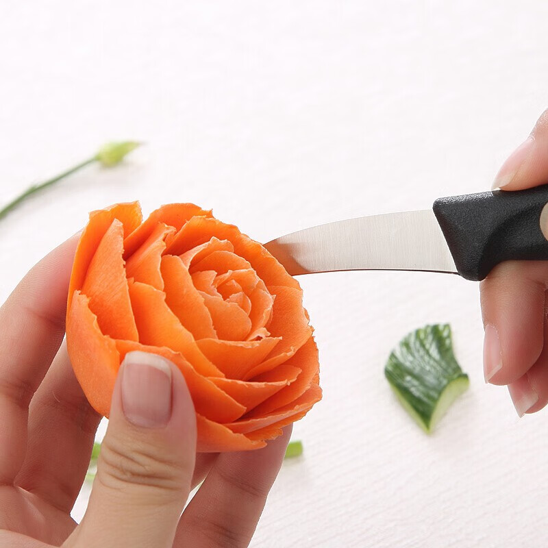 维氏victorinox水果刀多功能雕刻刀雕花刀柚子皮橙皮削皮刀切割刀黑色