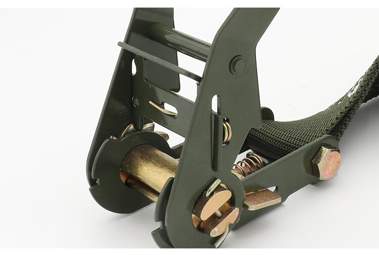 货物捆绑带军绿38cm拉紧器小货车集装箱打包加固加厚扁带捆扎绳整套宽