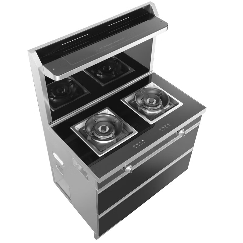 意凡集成灶家用大火力烟灶消一体机侧吸下排消毒柜一体集成灶侧吸抽油