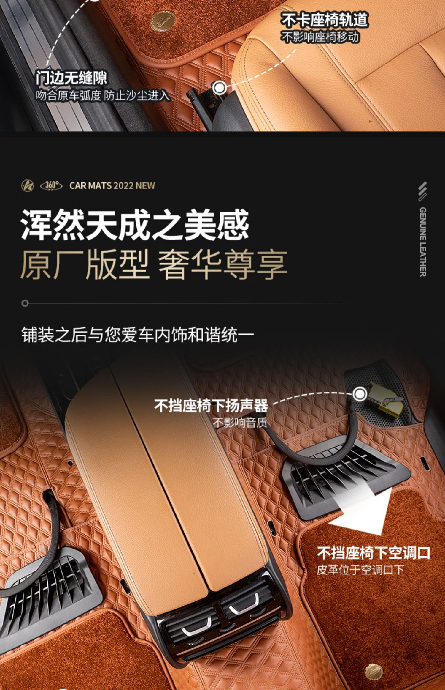 高端凯美瑞亚洲龙普拉多chr汉兰达rav4奕泽360航空软包全包围汽车脚垫