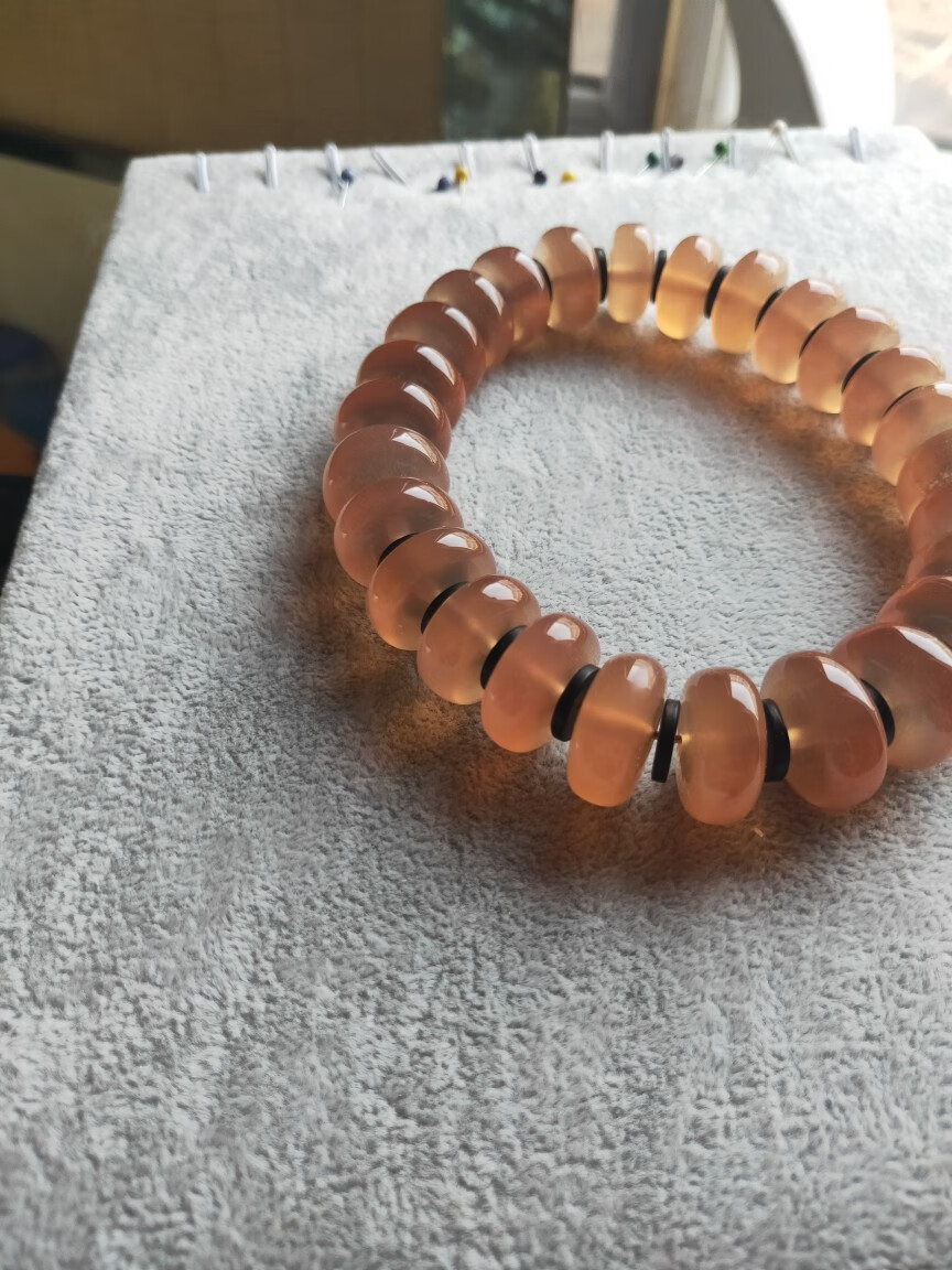 手工制作青鱼石手串 手持文玩手链佳原创品保真定制 手串20颗珠子