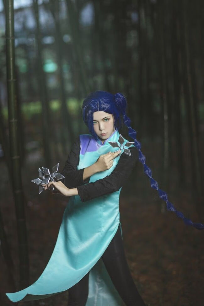 久舍梅花十三cos服旗袍刺客伍六七cosplay女装动漫服装儿童三件套150