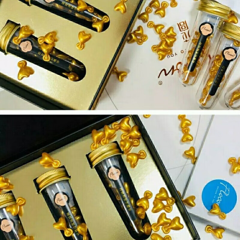 flocon花宫小金粒逆时空浓缩精华修护提亮锁水保湿亢老 30粒 礼盒装