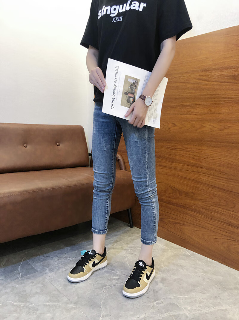 aj女鞋黑白熊猫空军一号低帮板鞋男联名限定款系列运动鞋休闲潮女鞋子