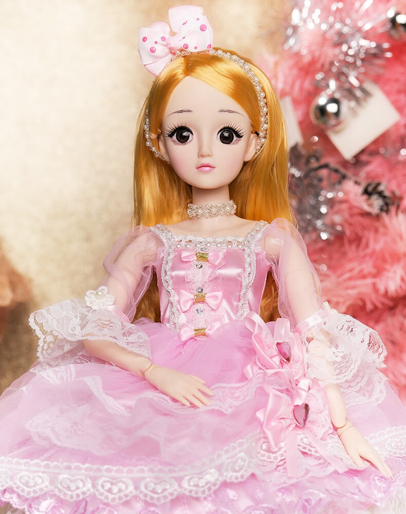 60厘米娃娃衣服小魔仙芭比公主换装婚纱套装时尚休闲大裙子3分娃6潘妮