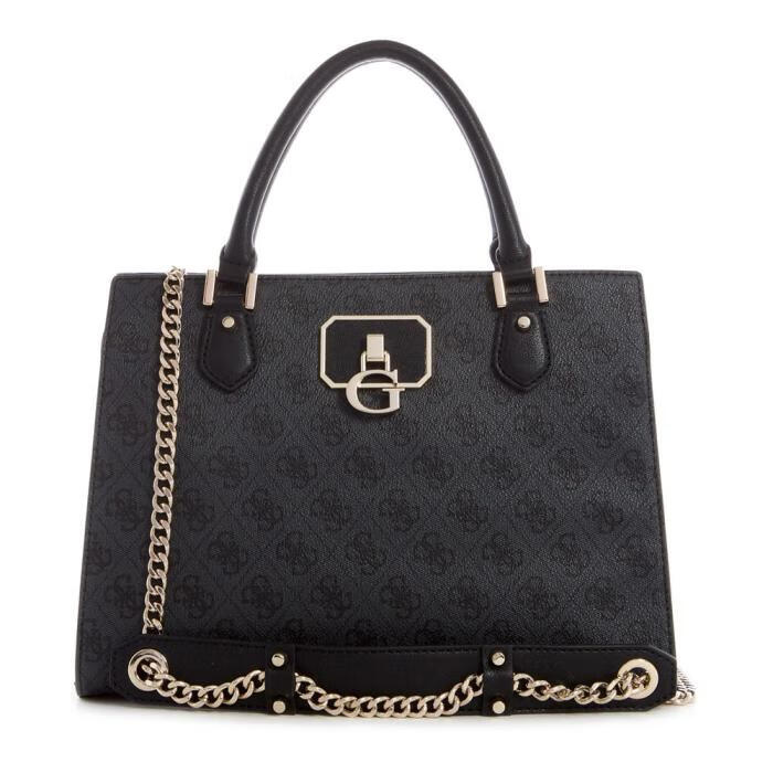 盖尔斯guess女包手提包alisa链条单肩斜挎公文包拉链通勤休闲12423783