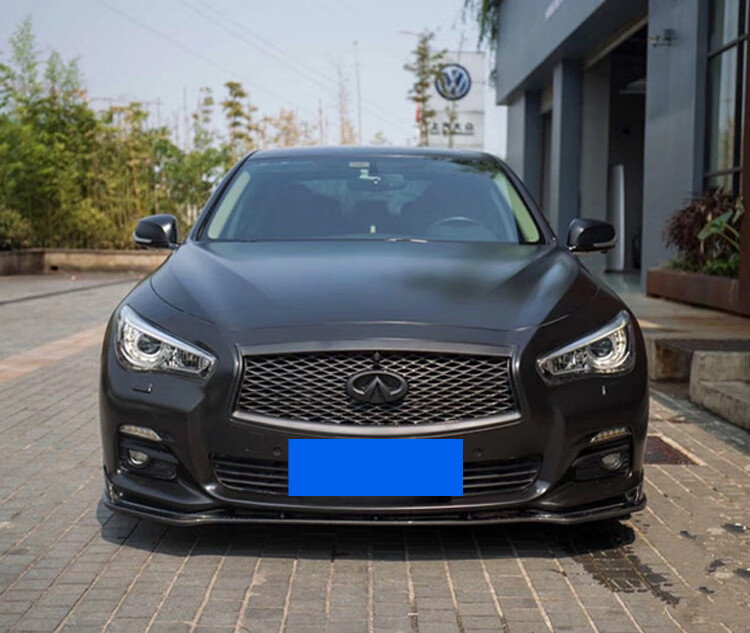 适用 英菲尼迪q50/q50s/q50l改装小包围碳纤维前唇后唇侧裙尾翼 18-21